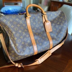 Gorgeous Vintage Keepall 50 Bandolier